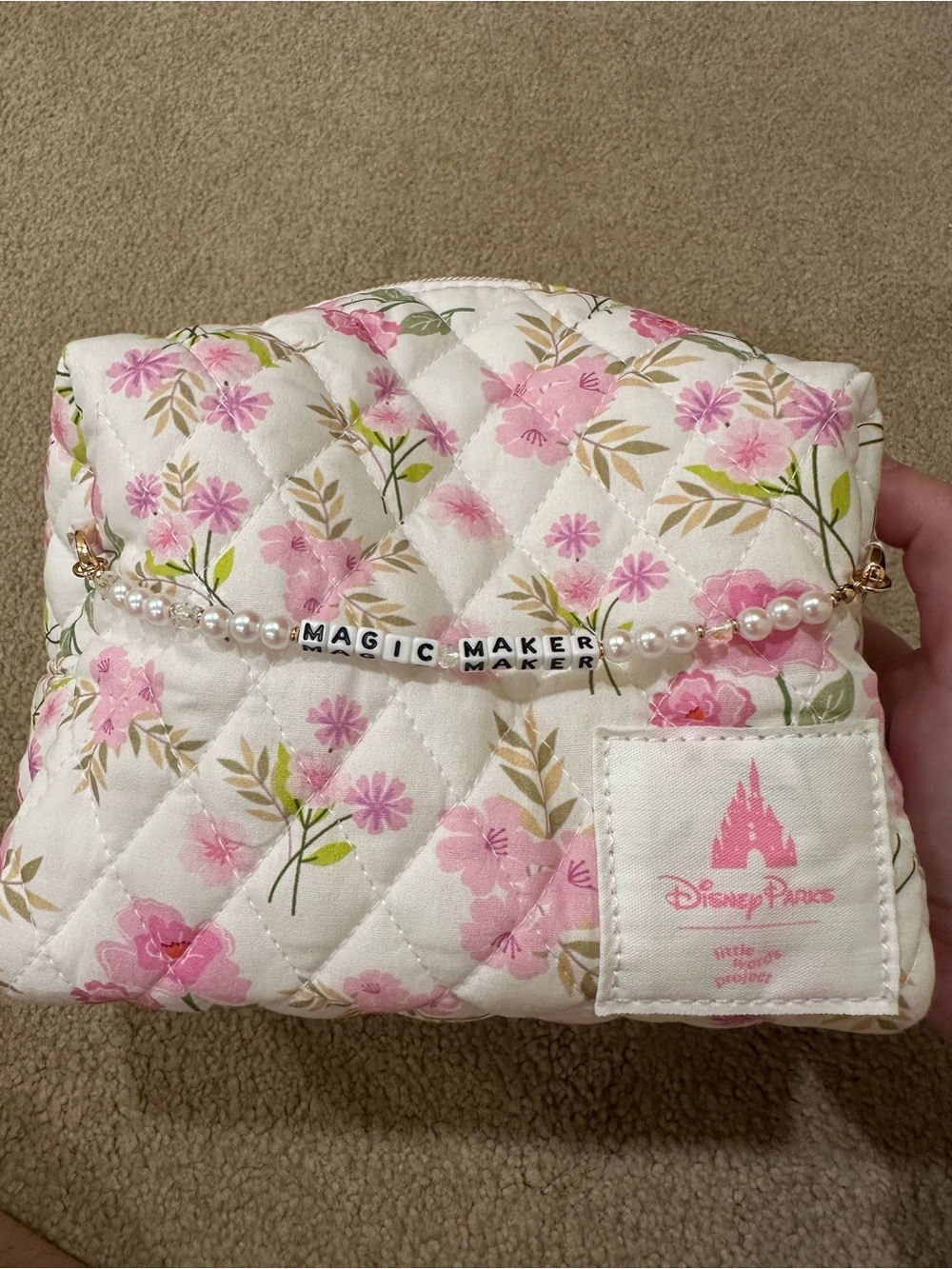 Little Words Project x Disney Parks Exclusive Quilted Cosmetic Bag - Picture 7 of 7